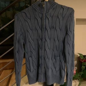 Polo Ralph Lauren Sport Cable Knit Zip Up Hoodie